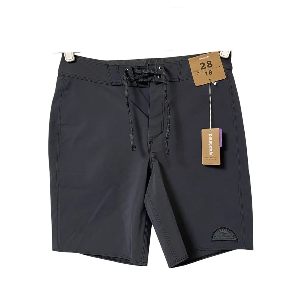 Patagonia Men’s slate gray Hydro Series Boardshorts summer surfing size 28